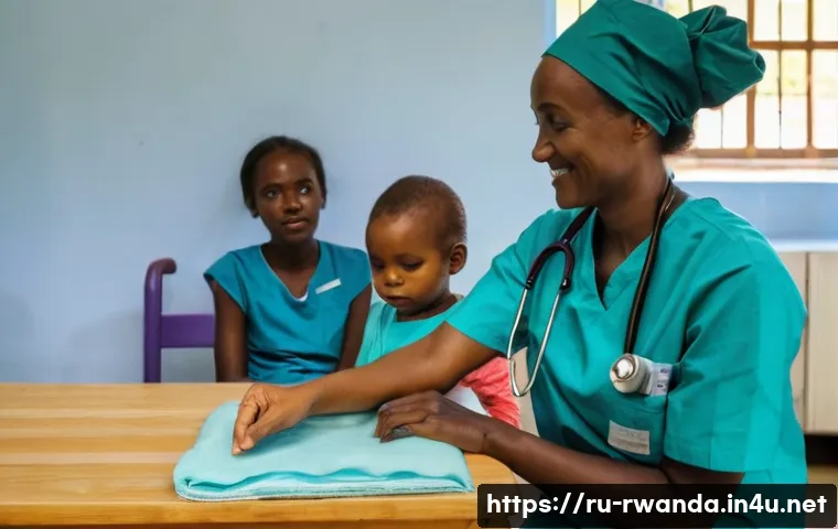 르완다에서의 보건 봉사 관련 이미지 1